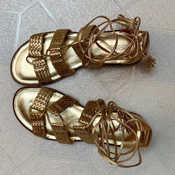 MICHAEL Michael Kors Shoes | Michael Kors Monterey Gladiator Sandals Size 7 Guc | Poshmark